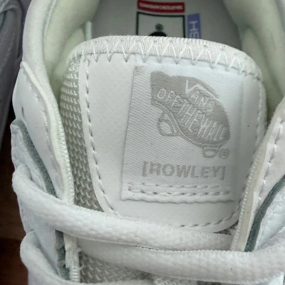 Vans Rowley Pro 66/99 White Leather‎ Men 6.5 Women 8 New Skate Shoes